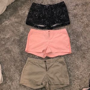 3 pairs of shorts